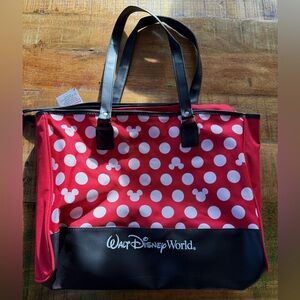 ❤️ Walt Disney World Parks Minnie Mouse Red Polka Dot Tote Bag